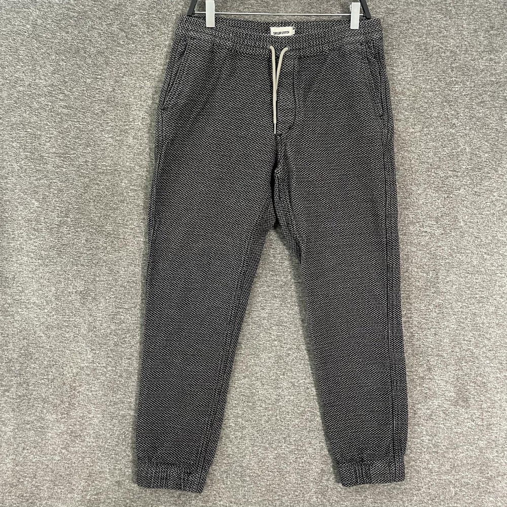 Taylor Stitch Apres Pants Mens M Gray Knit Jogger Organic Cotton Huckberry